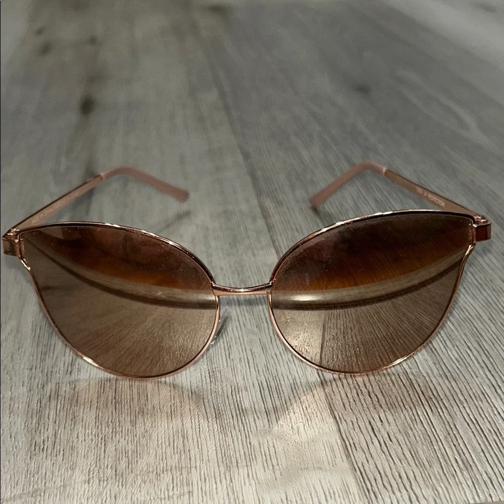 Rose Gold Sunglasses 100% UV Protection